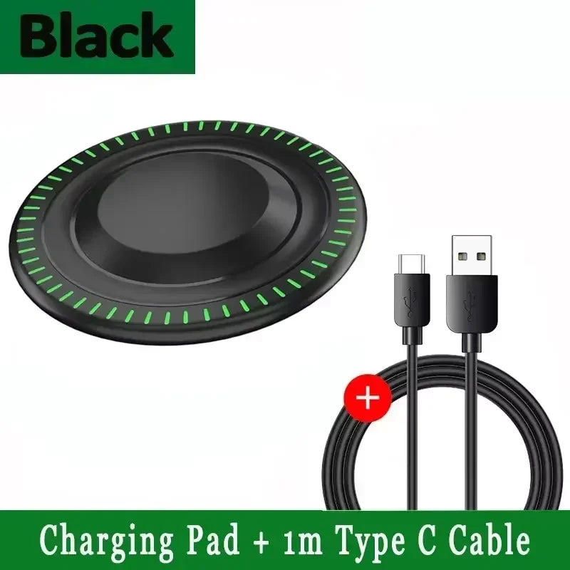 100W Fast Wireless Charger Pad For iPhone 15 14 13 12  X Pro Max 8 Samsung Galaxy S23 Xiaomi Wireless Charging Station Chargers